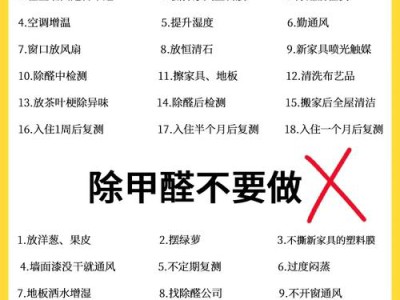 新房装修除醛科普：这些误区要避开，科学除醛才有效