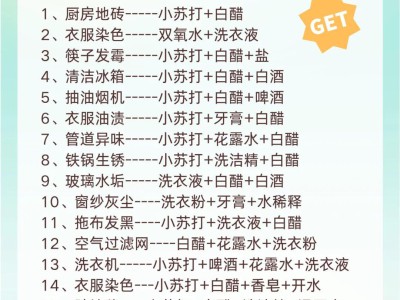 居家清洁小技巧，轻松搞定卫生死角，省时又省力